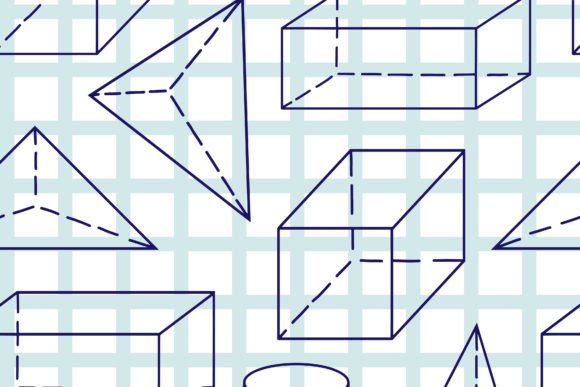 Choosing the Right Seamless Pattern with Geometric Shapes for Design and Education