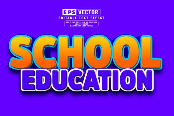 Mastering the School Education 3d Editable Text Effect for Professional Academic Design
