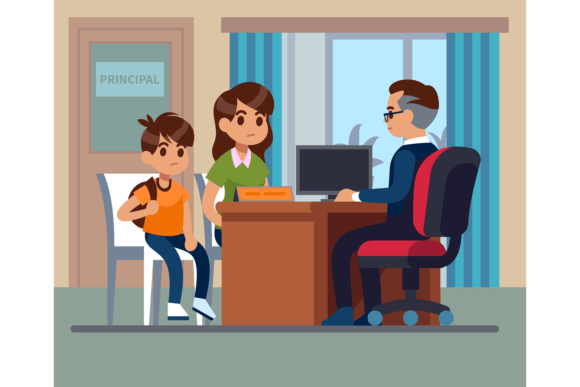 Principal School: Parents Kids Teacher Meeting