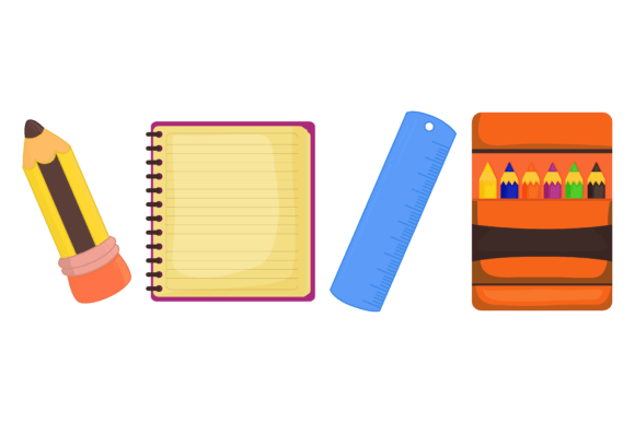 School Education Vector Assets