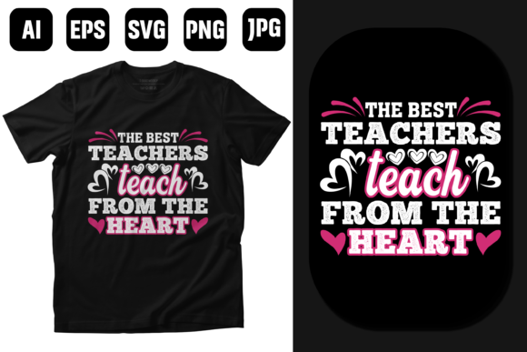 The Best Teachers T-Shirt Design for POD Success