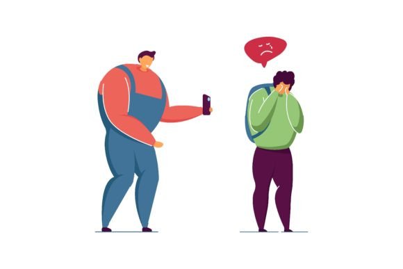 Visualizing the Crisis: Understanding Bullying of Lonely Children Through Flat Vector Illustrations